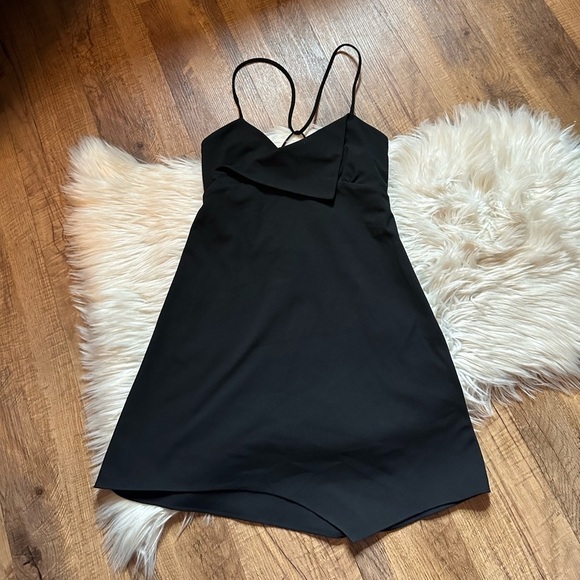 ZARA Black Strappy Mini Dress - Picture 4 of 6